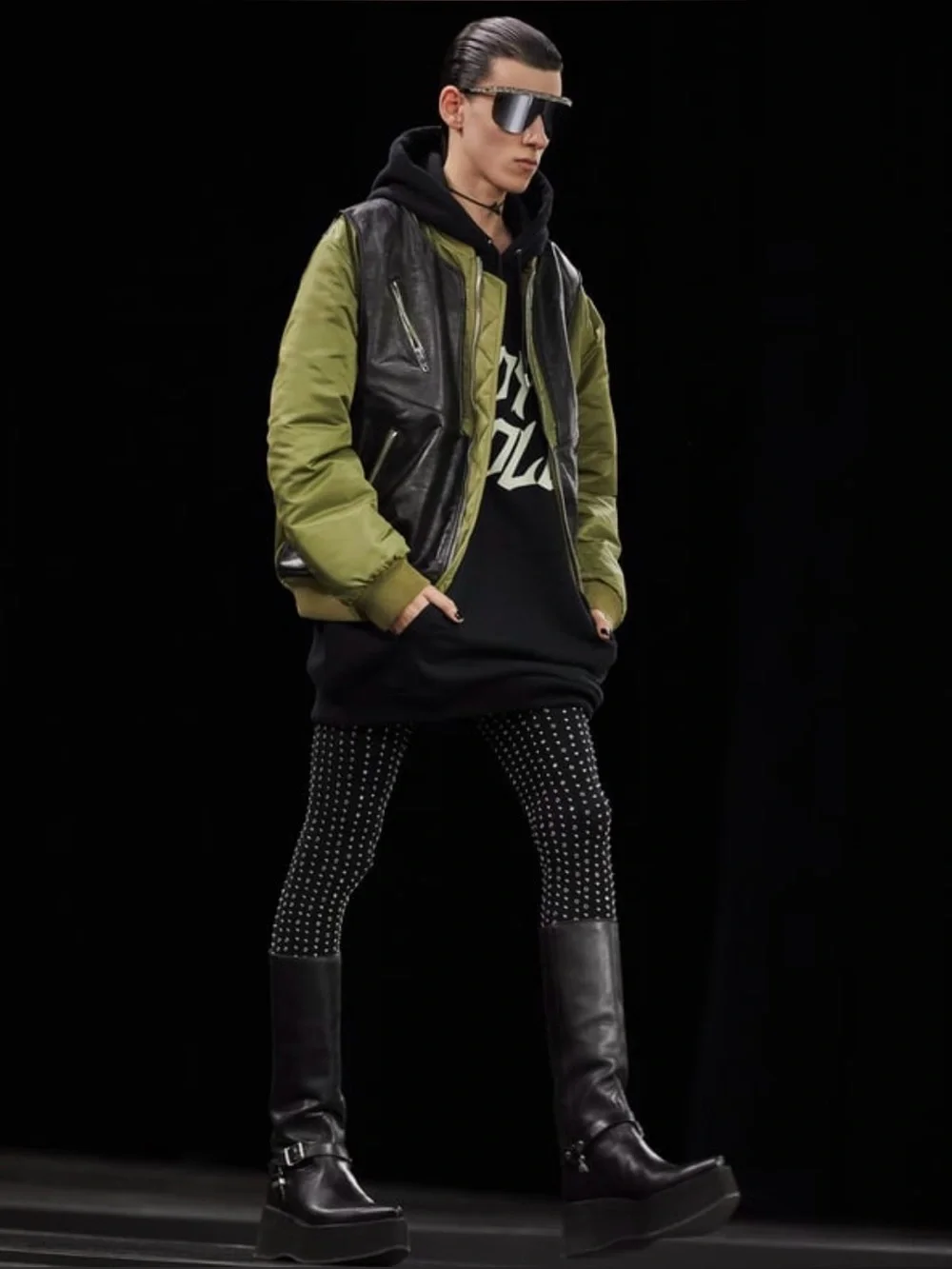 celine fw22 boydoll runway jed harness platform boots size 41